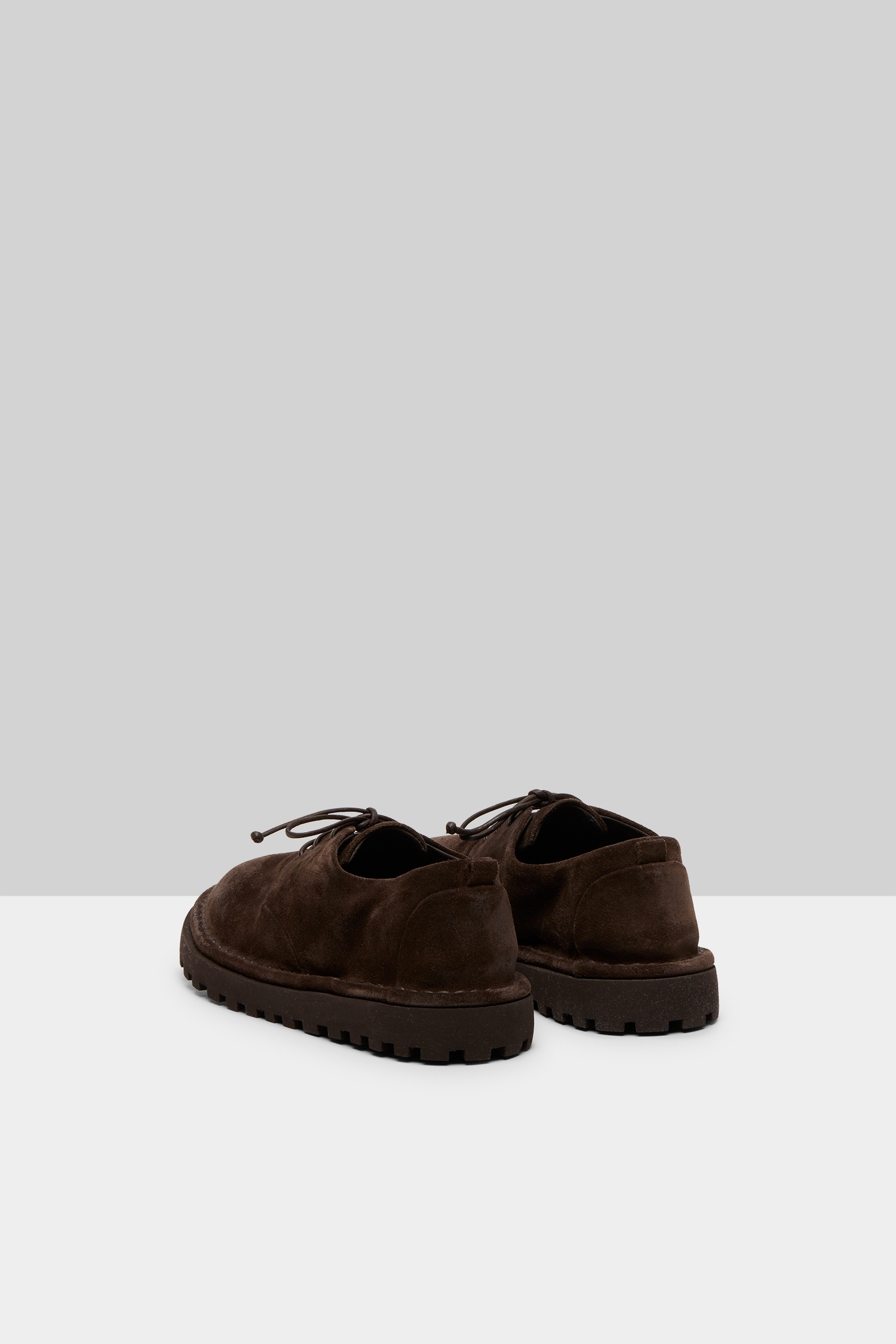 Sancrispa Alta Pomice Dark Brown Derby Shoes