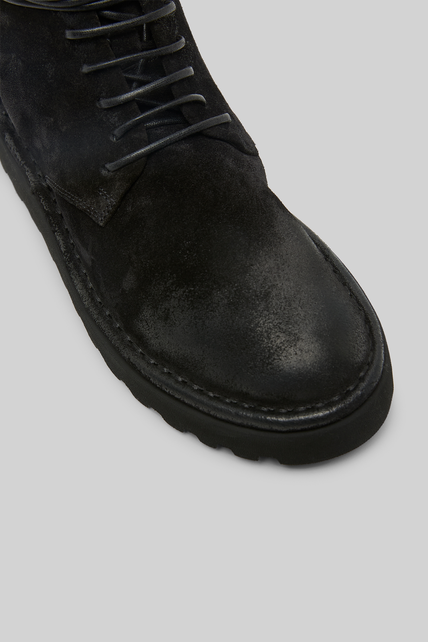 Sancrispa Alta Pomice Black Ankle Boots