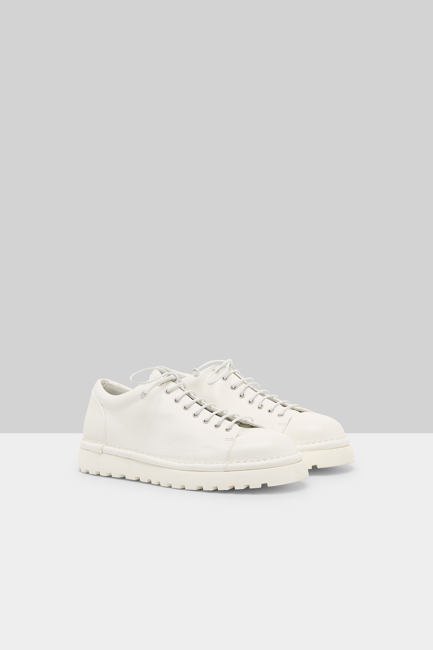 Pallottola Pomice Optical White Derby Shoes