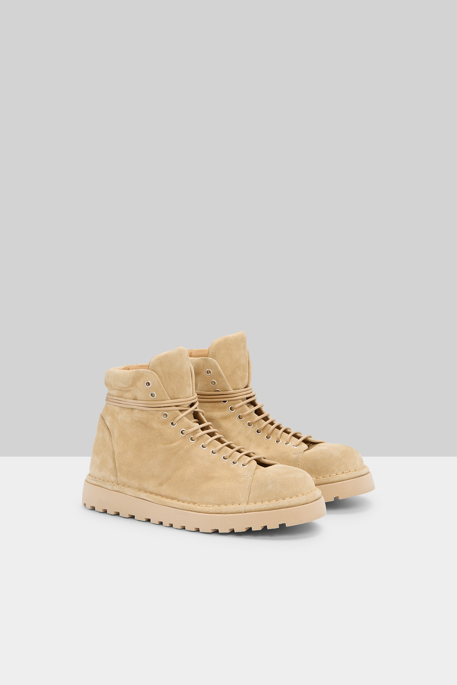 Pallottola Pomice Lace Up Ankle Boot Cookie