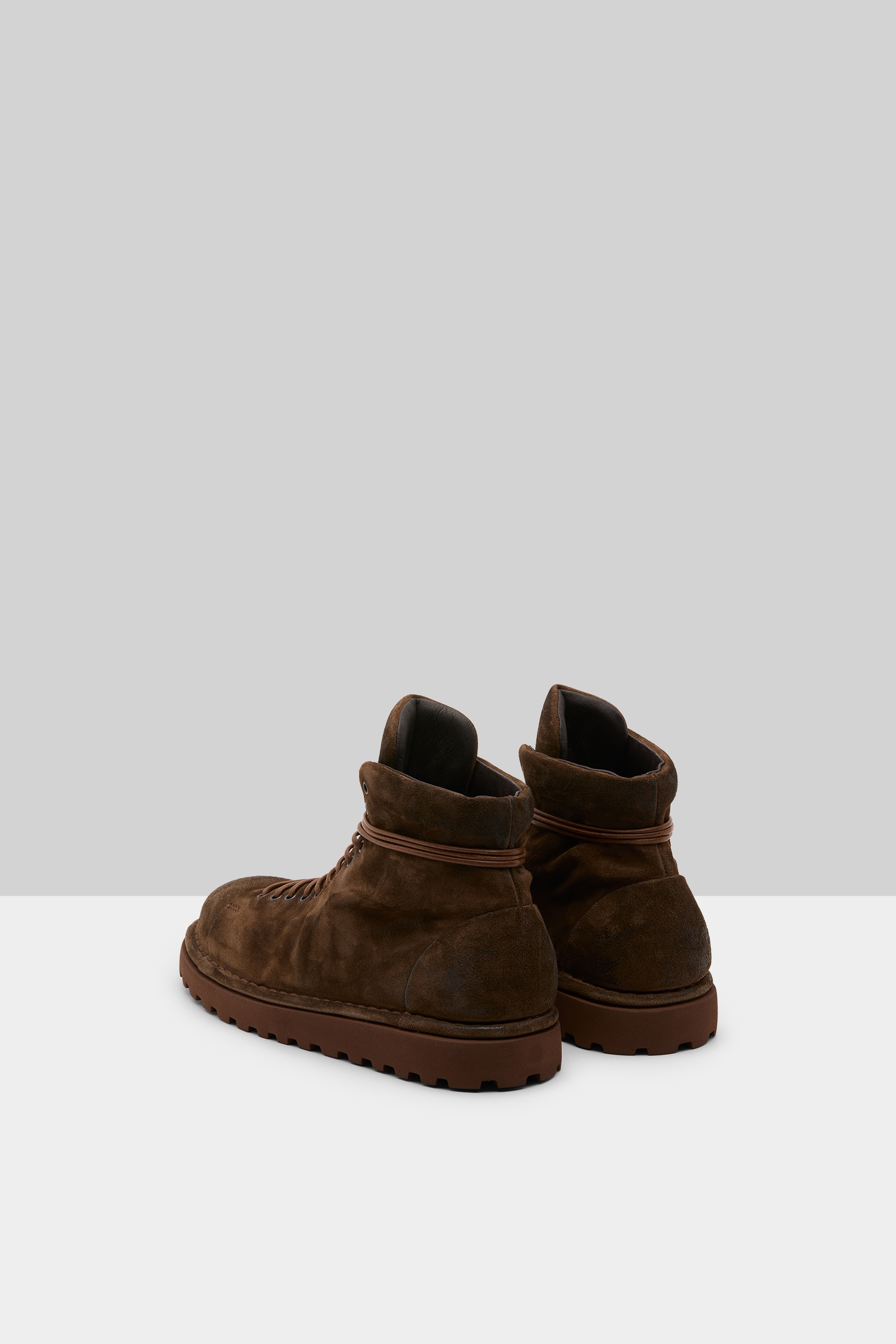 Pallottola Pomice Chocolate Suede Ankle Boots