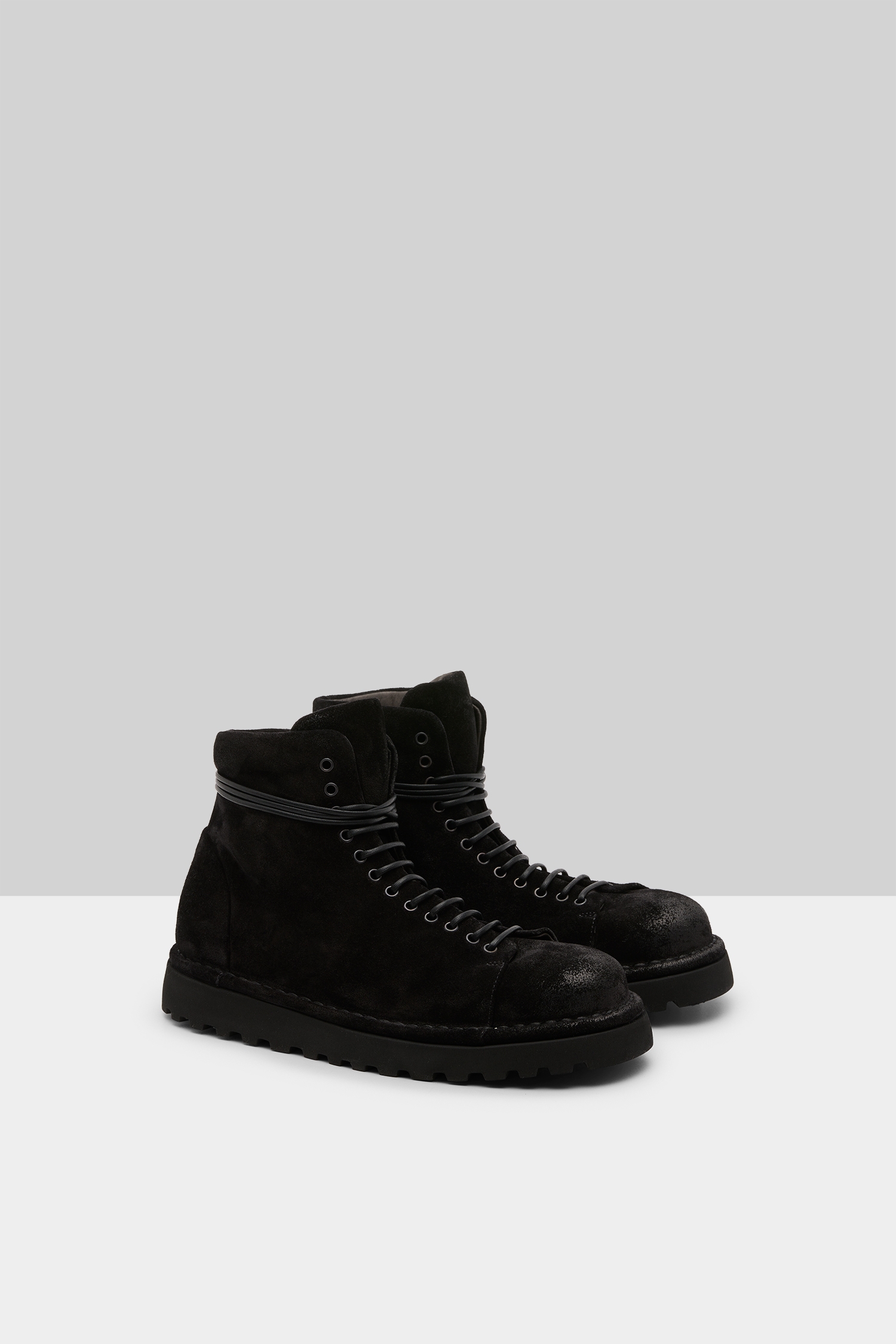 Pallottola Pomice Black Ankle Boots