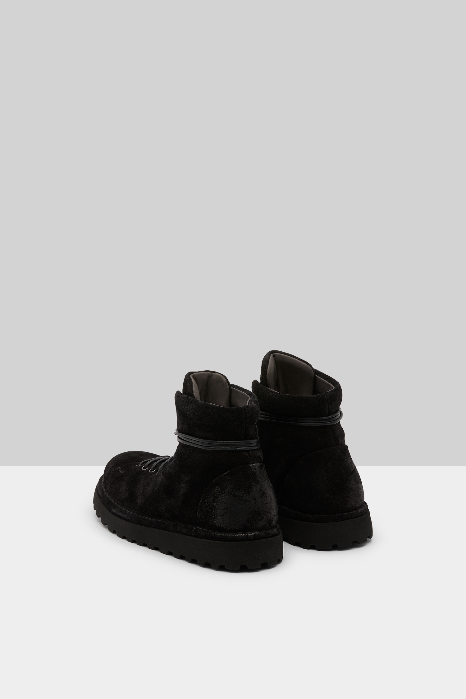 Pallottola Pomice Black Ankle Boots