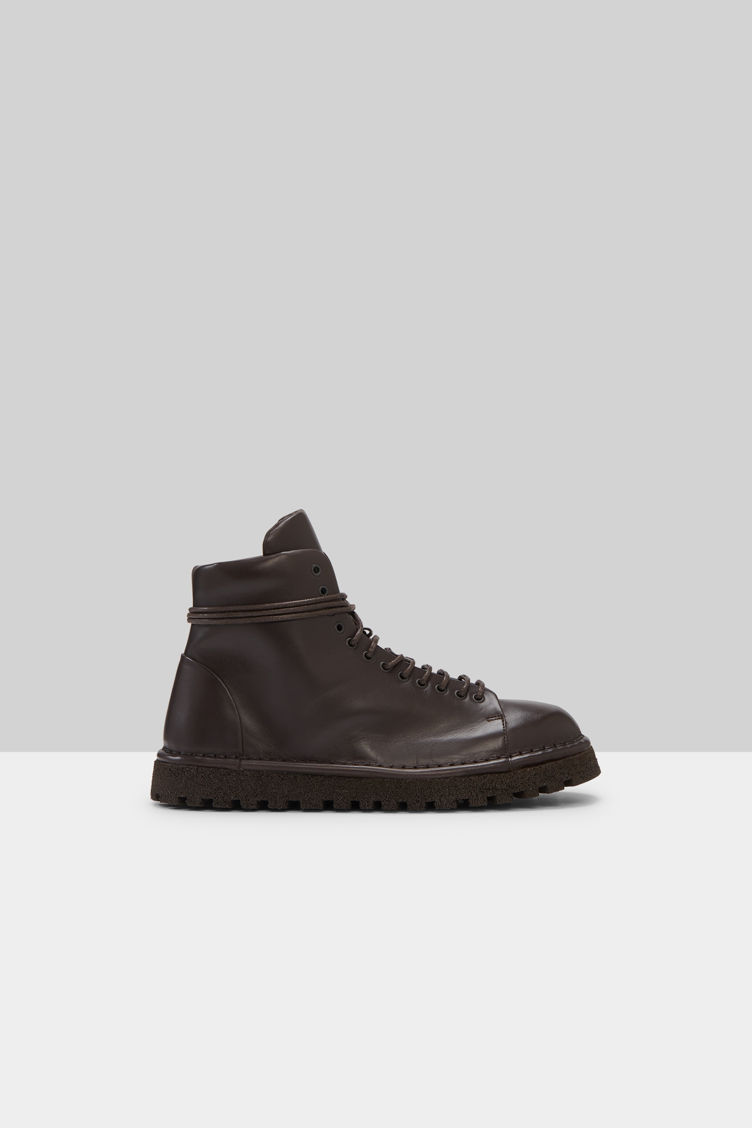 Pallottola Pomice Lace Up Ankle Boot Dark Brown