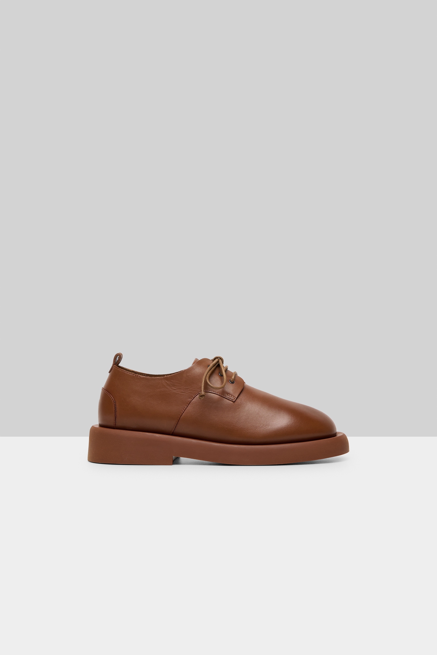 Gommello Basalt Leather Derby Shoes