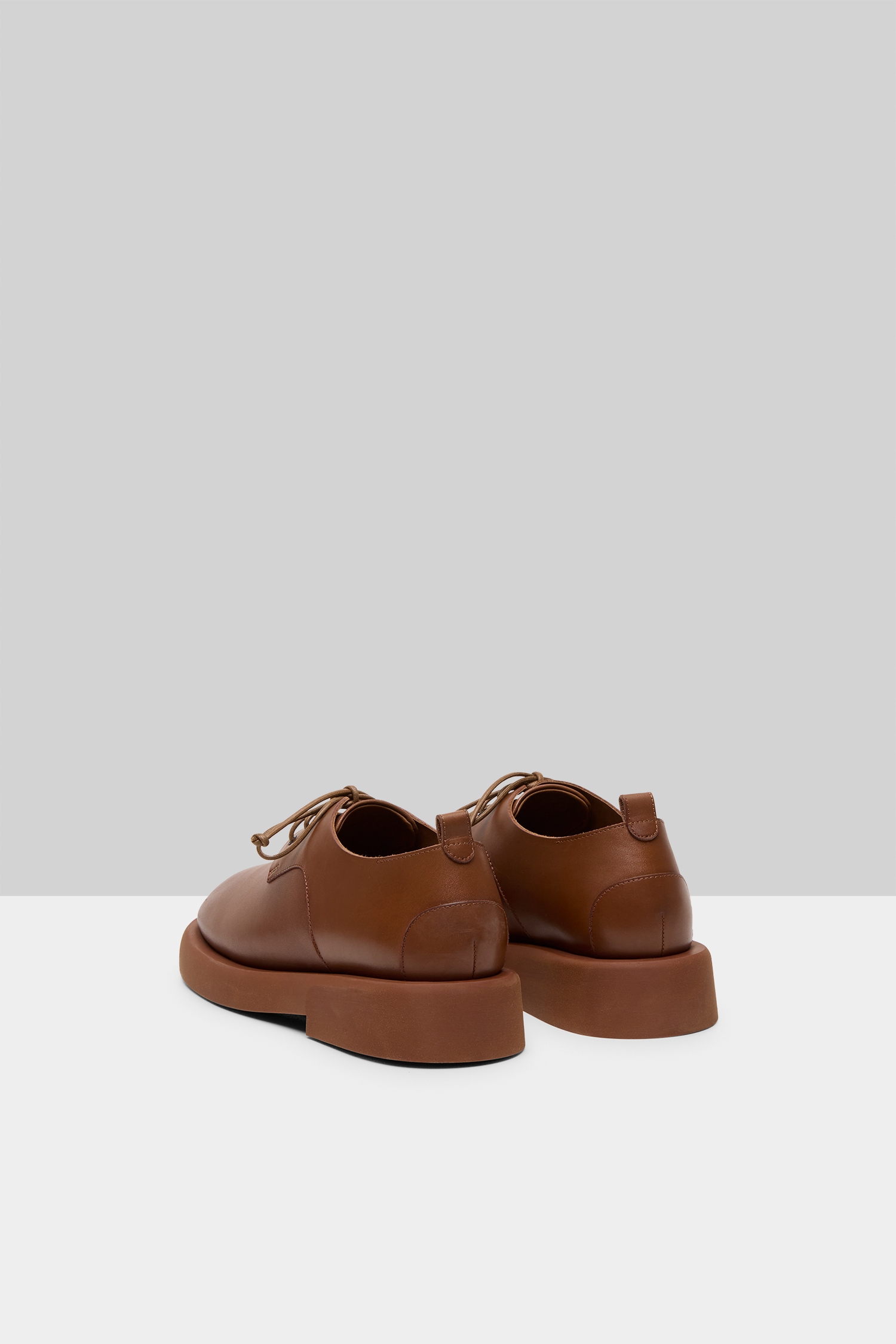 Gommello Basalt Leather Derby Shoes