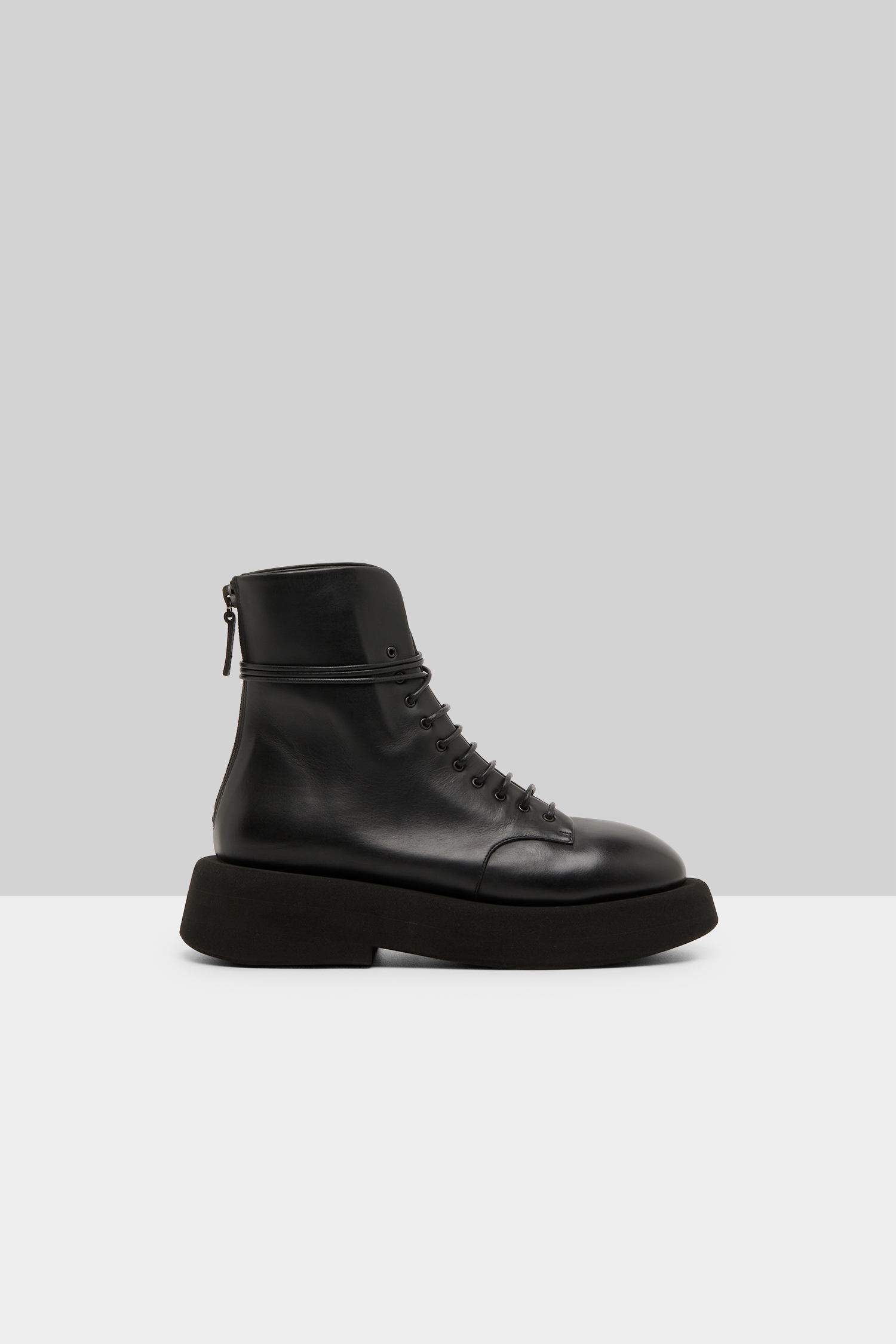 Gommellone Lace Up Ankle Boot Black